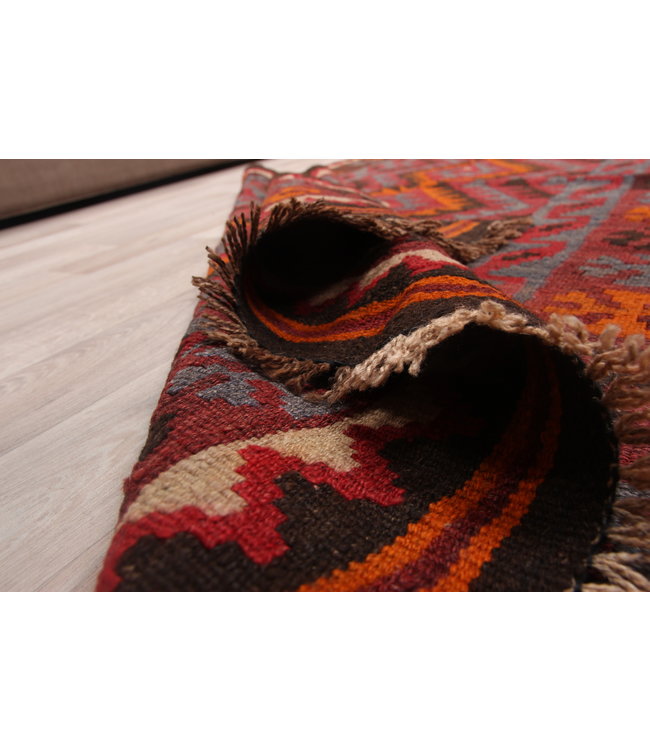 155x86cm Hand Woven Afghan Wool Kilim Area Rug