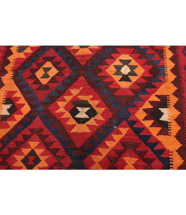 127x96cm Handgewebte Orientalisch Wolle Kelim Teppich