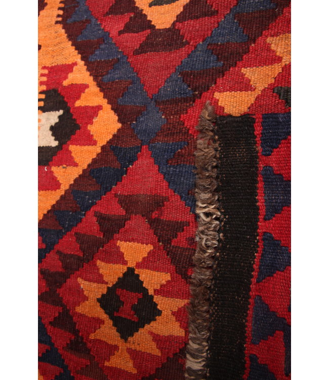 127x96cm Handgewebte Orientalisch Wolle Kelim Teppich