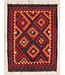 127x96cm Hand Woven Afghan Wool Kilim Area Rug