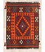 114x80cm Handgewebte Orientalisch Wolle Kelim Teppich