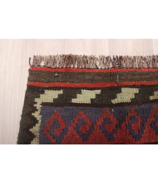 141x101cm Handgewebte Orientalisch Wolle Kelim Teppich