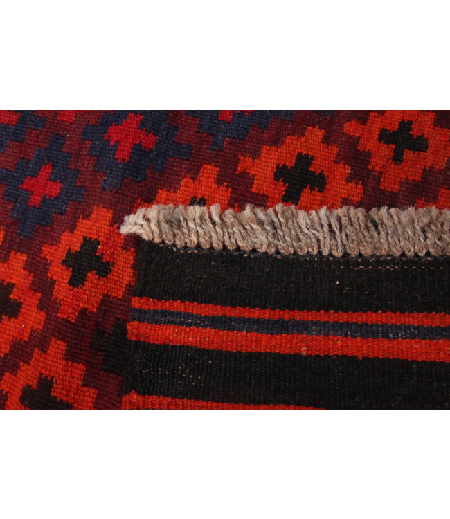 232x114cm Handgewebte Orientalisch Wolle Kelim Teppich