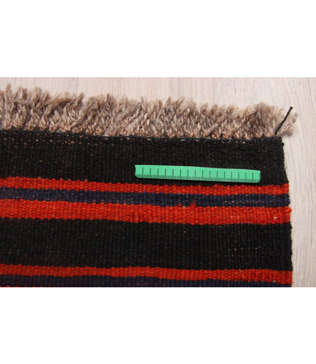 232x114cm Hand Woven Afghan Wool Kilim Area Rug