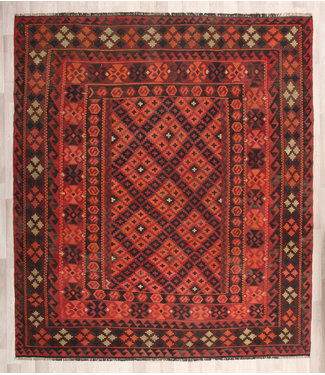 248x217cm Handgewebte Orientalisch Wolle Kelim Teppich