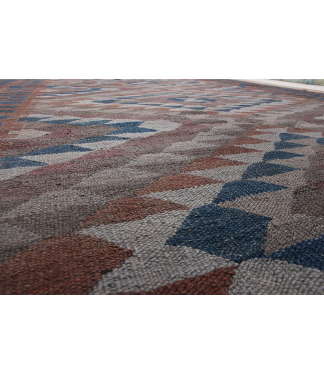 295x201 cm Handgewebte Orientalisch Wolle Kelim Teppich