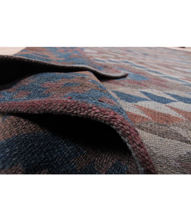 295x201 cm Handgewebte Orientalisch Wolle Kelim Teppich