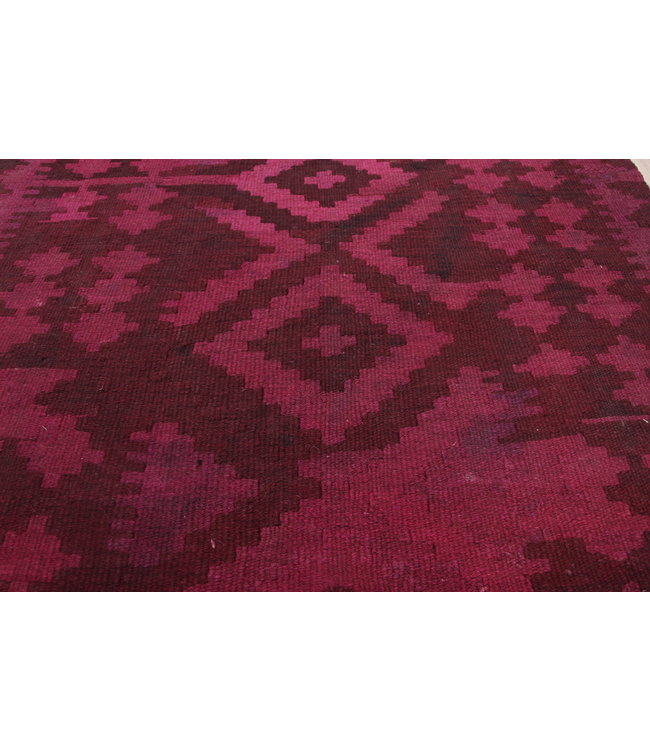290x82 cm Hand Woven Afghan Wool Kilim Area Rug