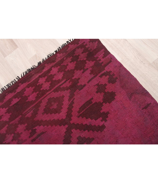 290x82 cm Hand Woven Afghan Wool Kilim Area Rug