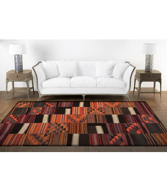 9.80x6.52 feet Patchwork Kilim carpet 299x199 cm