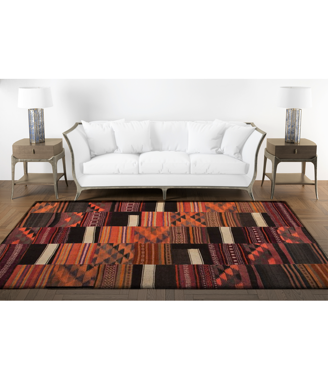 kilim patchwork carpet 261x204 cm - Kelimshop.com