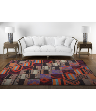 Patchwork Kilim carpet 305x252 cm