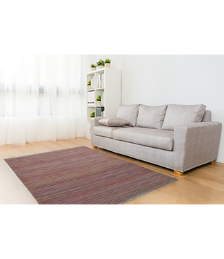 Hand Woven Modern Wool Kilim Area Rug -251X175cm