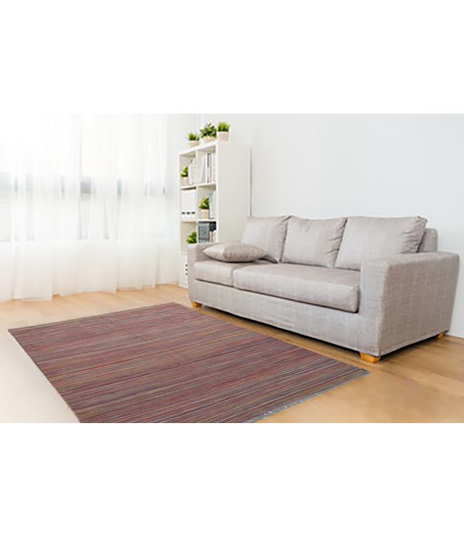 Handgewebte Modern Wolle Kelim Teppich -251X175cm