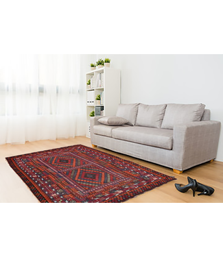 Hand Woven Afghan Wool Kilim Area Rug 485 x 263 cm