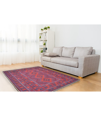 Hand Woven Afghan Wool Kilim Area Rug 337 x 216 cm