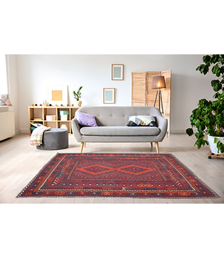 Hand Woven Afghan Wool Kilim Area Rug 315 x 243 cm