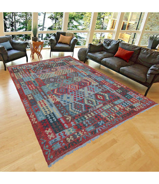 Handgewebte Orientalisch Wolle Kelim Teppich 358x244 cm Handgewebte Orientalisch Wolle Kelim Teppich 358x244 cm