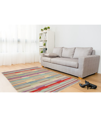 299x199 cm Handgemacht Wolle Kelim Teppich Orientteppich