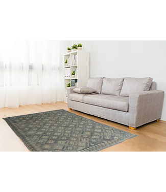 Handgemaakt Natural Kelim Wol Tapijt 289x200 cm Handgemaakt Natural Kelim Wol Tapijt 289x200 cm