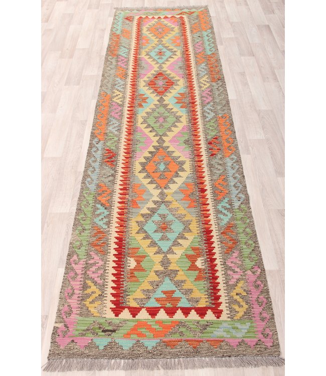 kelim kleed 292x81 cm vloerkleed tapijt kelims hand geweven