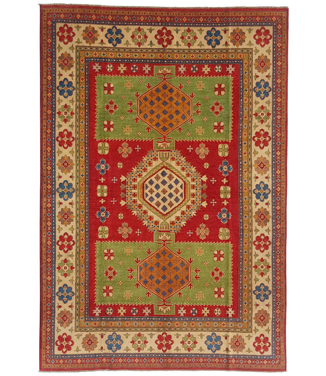 370x277 cm Kazak Rug Fine Hand knotted  Wool Oriental Carpet