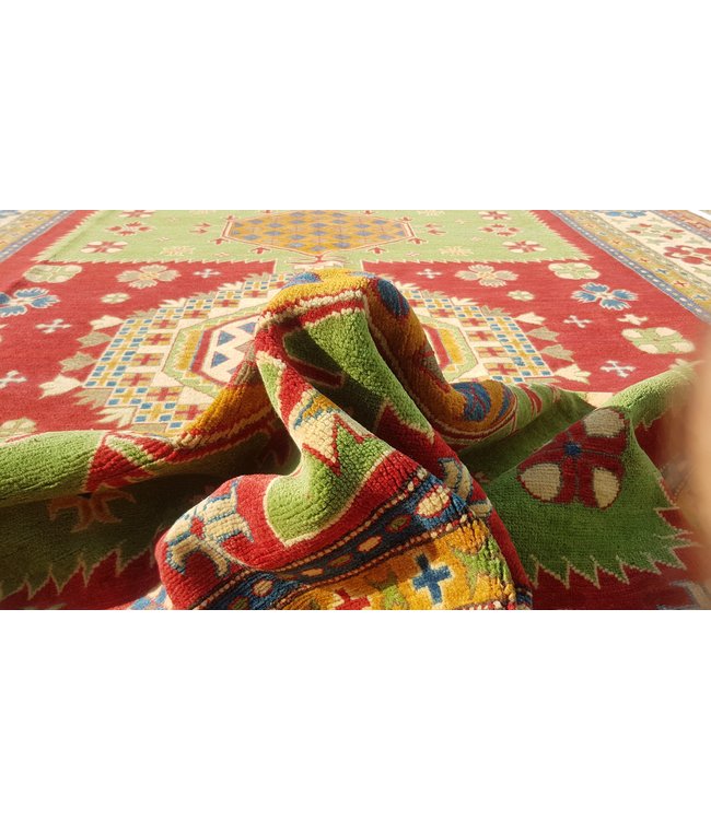 370x277 cm kazak Teppich fine handgeknüpft wolle