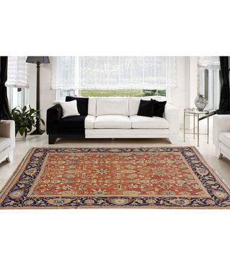 Handwoven Sumak kilim rug 361x269 cm