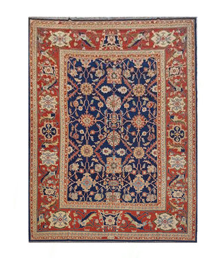 Handwoven Sumak kilim rug 369x271 cm