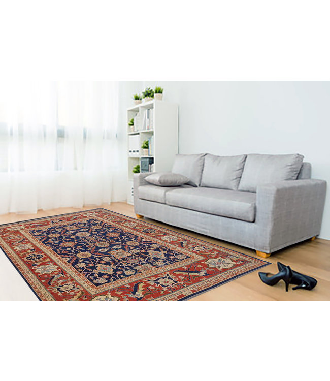 Handwoven Sumak kilim rug 369x271 cm