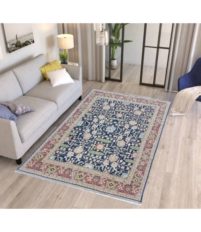 Handwoven Sumak kilim rug 349x264 cm