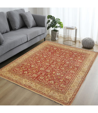 Handwoven Sumak kilim rug 361x267 cm