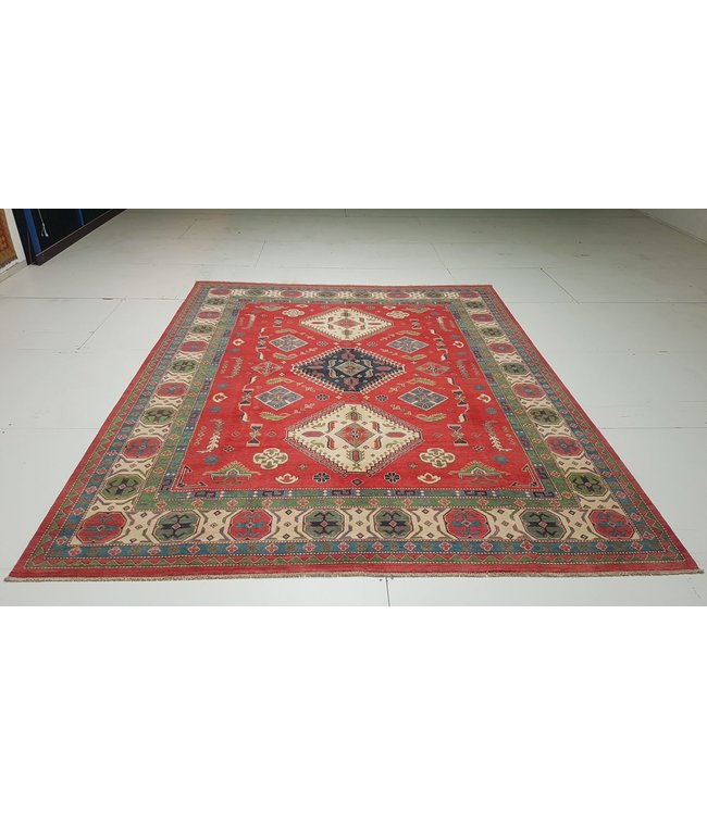 354x281 cm kazak Teppich fine handgeknüpft wolle