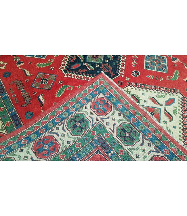354x281 cm Kazak Rug Fine Hand knotted  Wool Oriental Carpet