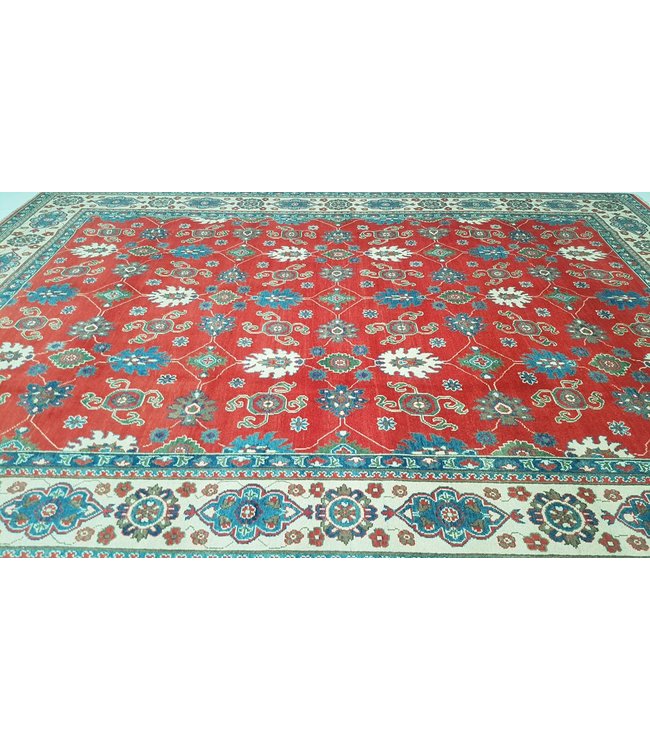 363x265 cm kazak tapijt fijn  Handgeknoopt wol