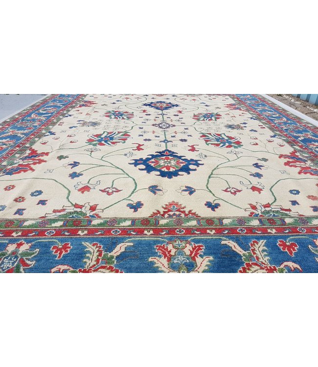 360x275 cm Kazak Rug Fine Hand knotted  Wool Oriental Carpet
