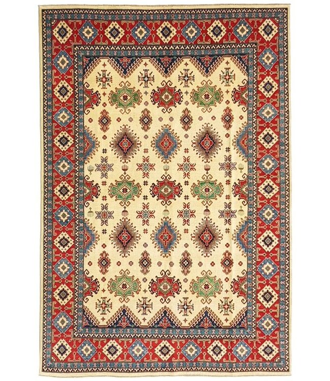 361x266 cm Kazak Rug Fine Hand knotted  Wool Oriental Carpet