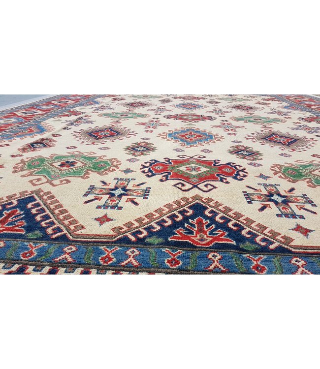 361x266 cm kazak tapijt fijn  Handgeknoopt wol