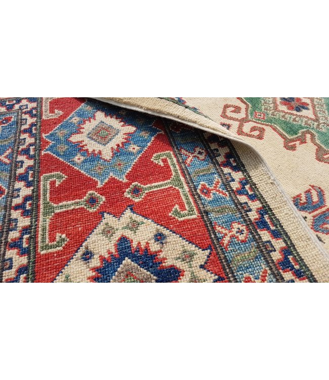 361x266 cm kazak tapijt fijn  Handgeknoopt wol