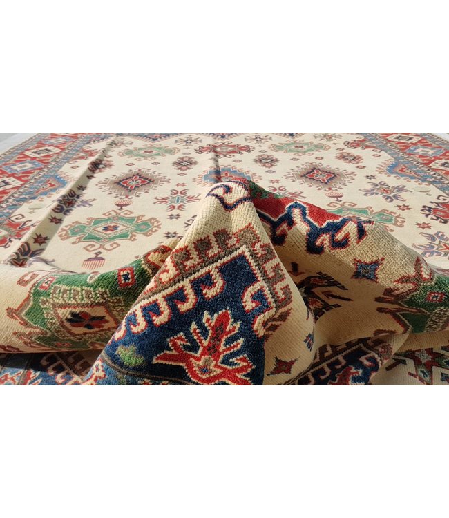 361x266 cm Kazak Rug Fine Hand knotted  Wool Oriental Carpet