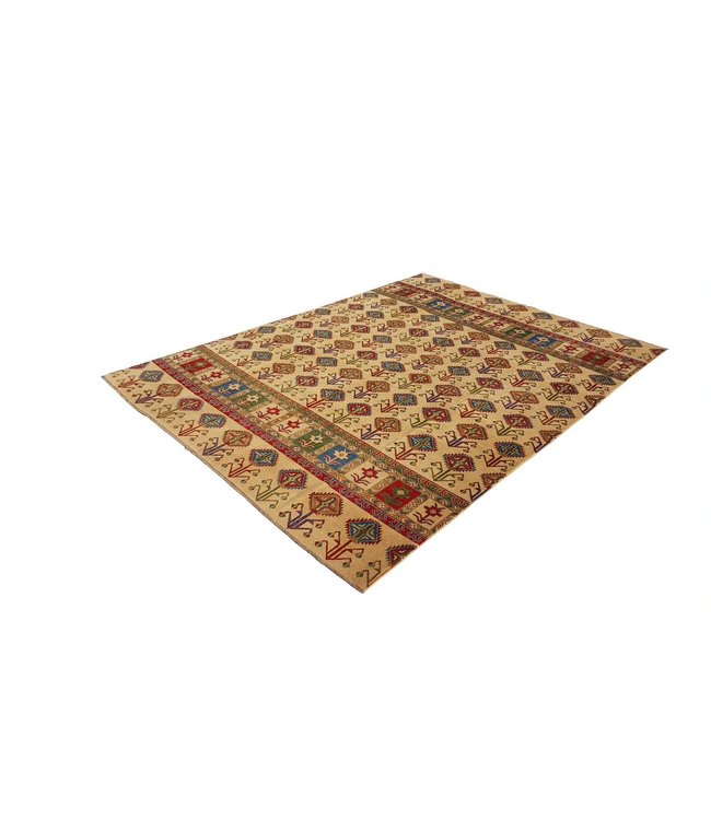 354x252 cm Kazak Rug Fine Hand knotted  Wool Oriental Carpet