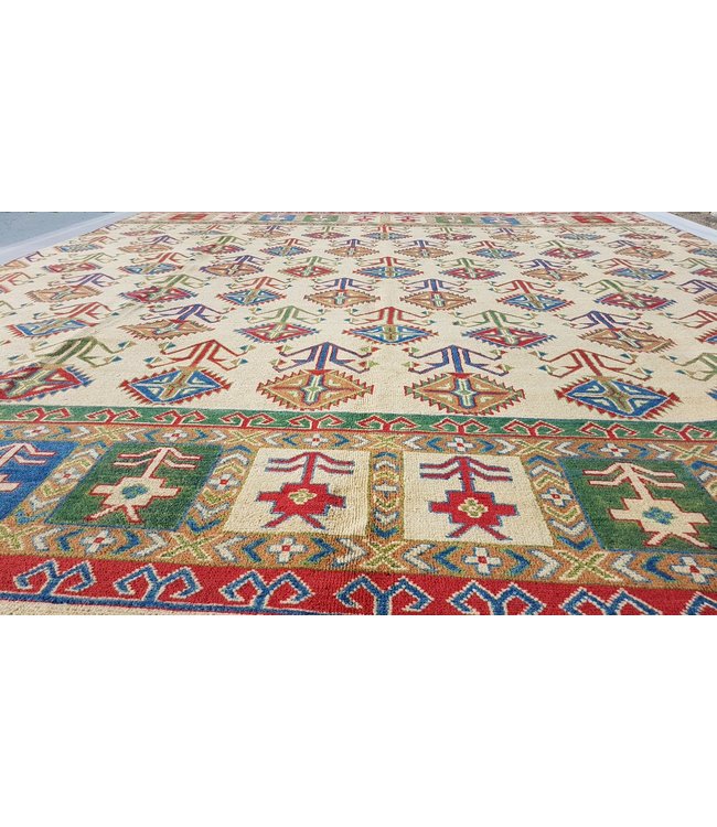 354x252 cm kazak Teppich fine handgeknüpft wolle