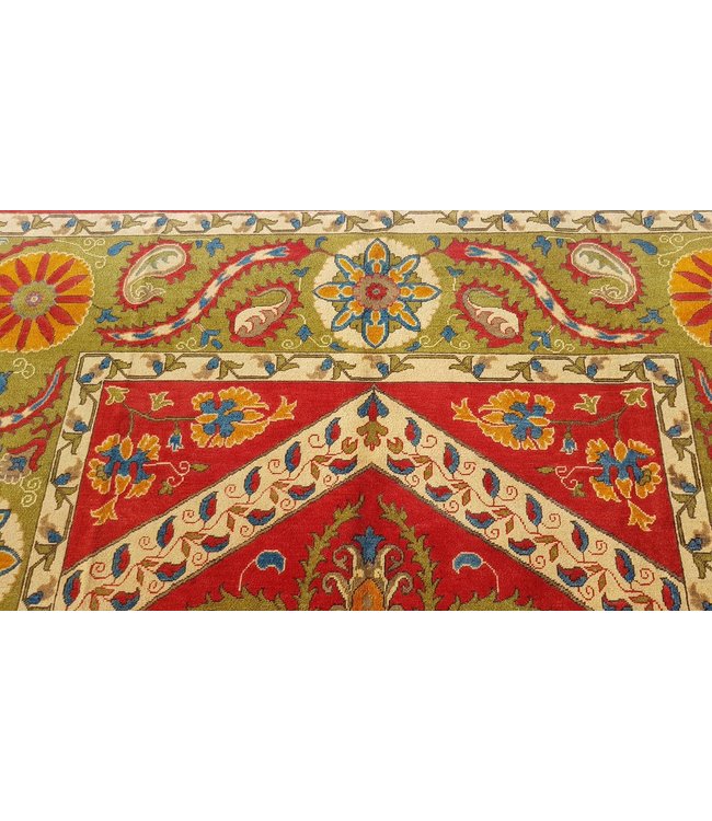347x247 cm Kazak Rug Fine Hand knotted  Wool Oriental Carpet