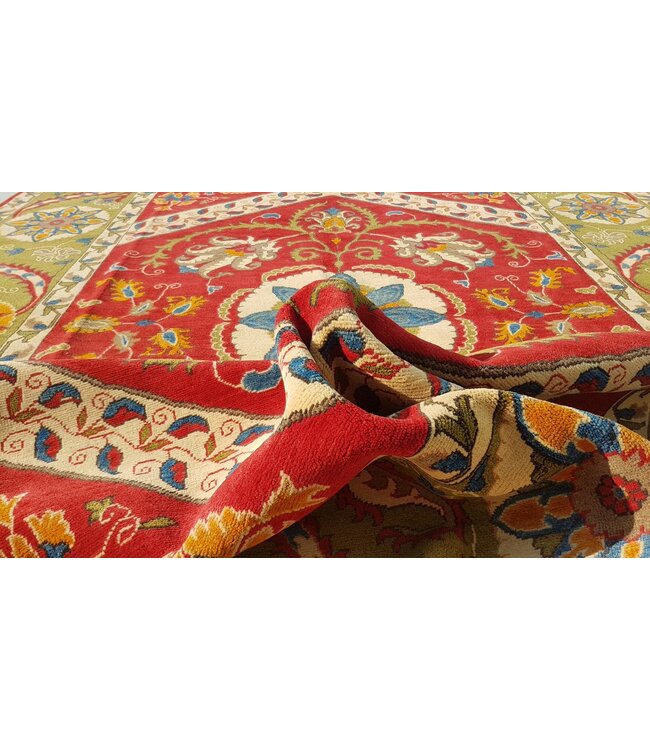 347x247 cm Kazak Rug Fine Hand knotted  Wool Oriental Carpet