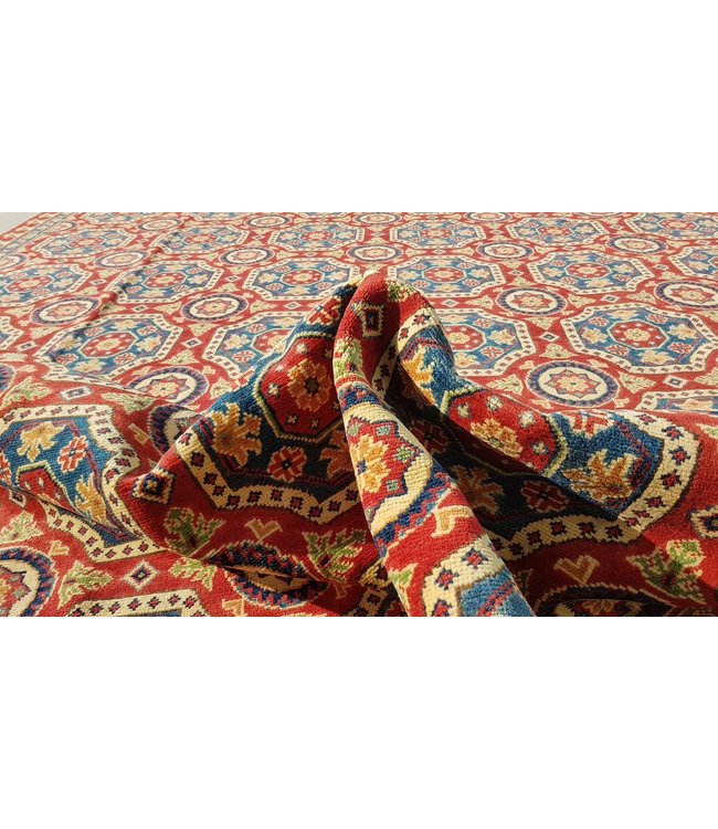 349x254 cm kazak tapijt fijn  Handgeknoopt wol