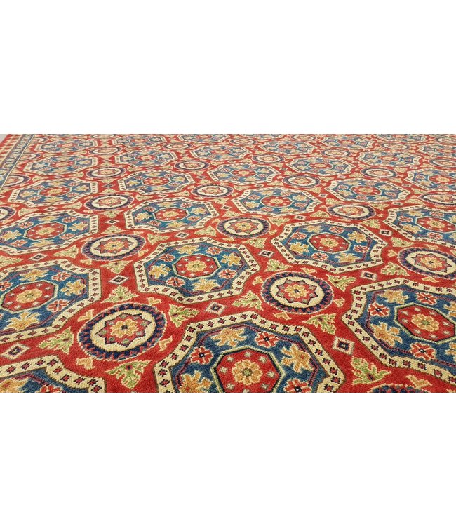 349x254 cm Kazak Rug Fine Hand knotted  Wool Oriental Carpet