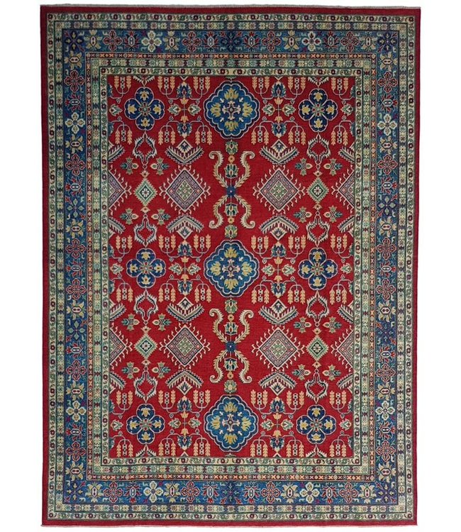 363x 275 cm kazak tapijt fijn  Handgeknoopt wol