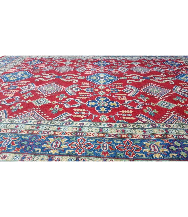 363x 275 cm kazak tapijt fijn  Handgeknoopt wol