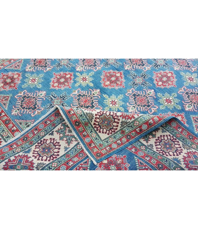 354x275 cm Kazak Rug Fine Hand knotted  Wool Oriental Carpet