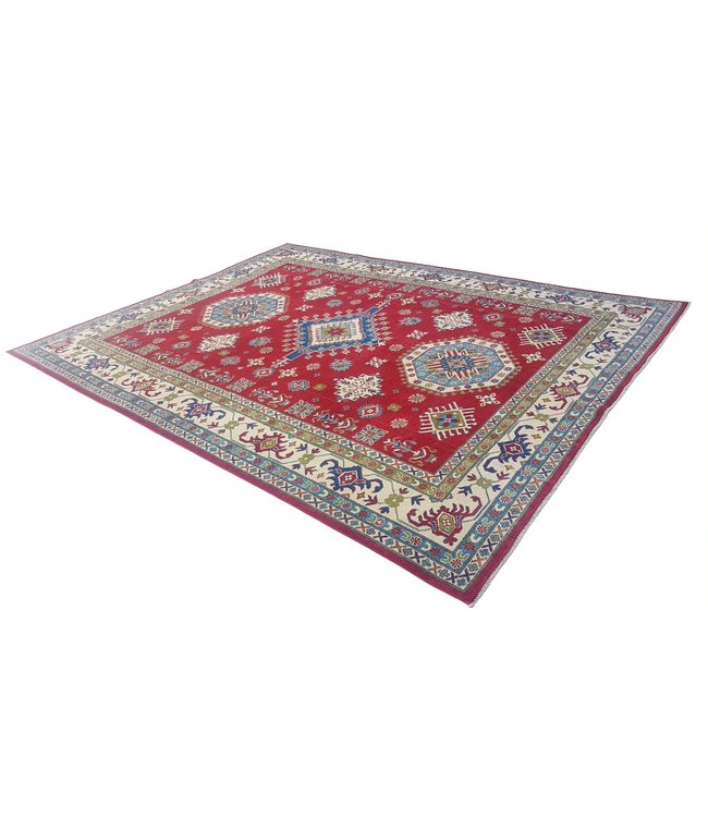 356x271 cm Kazak Rug Fine Hand knotted  Wool Oriental Carpet